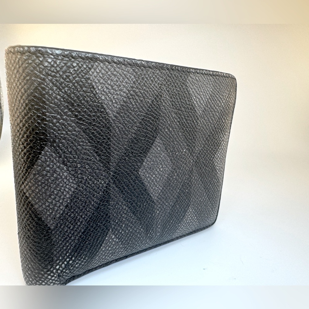 Dunhill Bifold Wallet Black Leather W Embossed Logo & Coin Pouch AUTHENTIC EUC - Picture 16 of 16